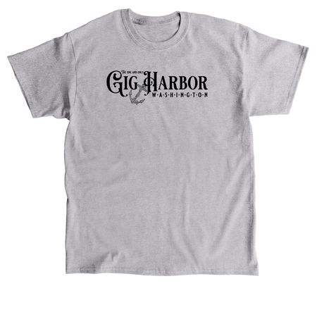 Anchored in Gig Harbor, a Sport Grey Classic Unisex Tee