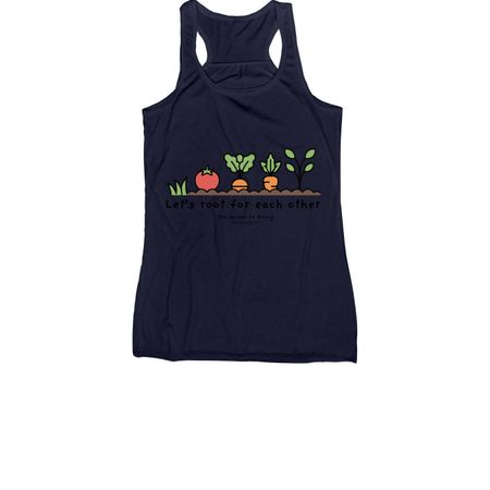 Let's Root for Each Other, a Navy Women's Racerback