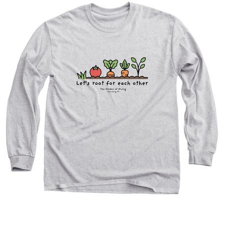 Let's Root for Each Other, a Sport Grey Classic Long Sleeve Tee