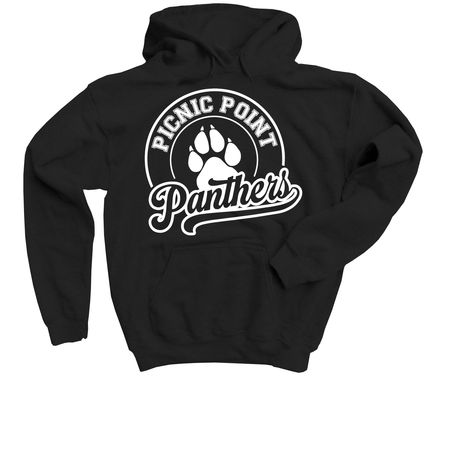 Youth Royal & Black, a Black Youth Pullover Hoodie