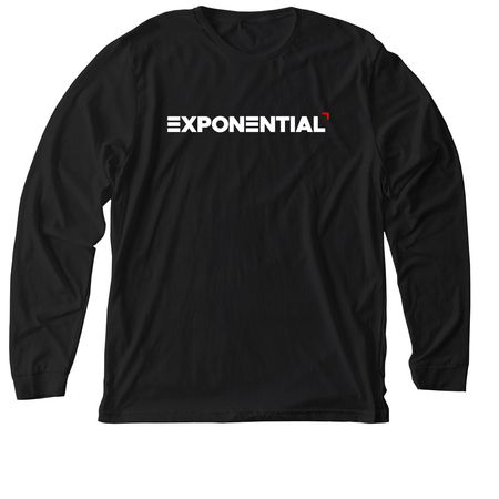 All Season Dark Tops, a Solid Black Blend Premium Long Sleeve Tee