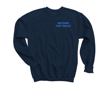 BEYOND THE TRACK - OFFICIAL COLLECTION&nbsp;, a Navy Youth Crewneck Sweatshirt