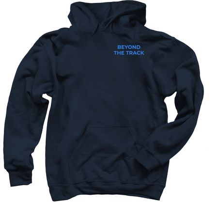 BEYOND THE TRACK - OFFICIAL COLLECTION&nbsp;, a Navy Pullover Hoodie
