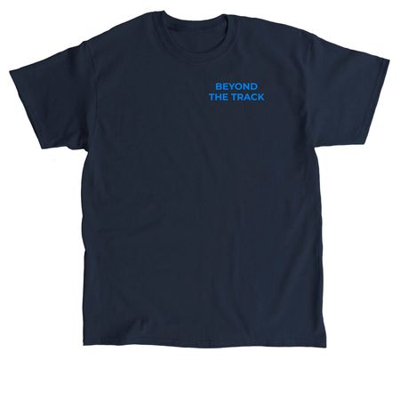 BEYOND THE TRACK - OFFICIAL COLLECTION&nbsp;, a Navy Classic Unisex Tee