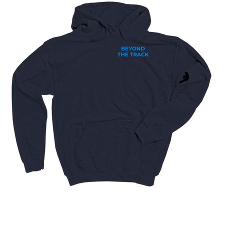 BEYOND THE TRACK - OFFICIAL COLLECTION&nbsp;, a Navy Youth Pullover Hoodie