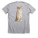 2024 SAFE CHEETAH Option 1, a Athletic Heather Premium Unisex Tee (back-view)