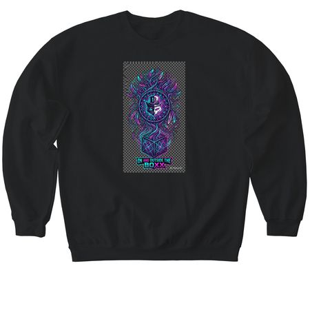 DREAMS, a Black Softstyle Crewneck Sweatshirt