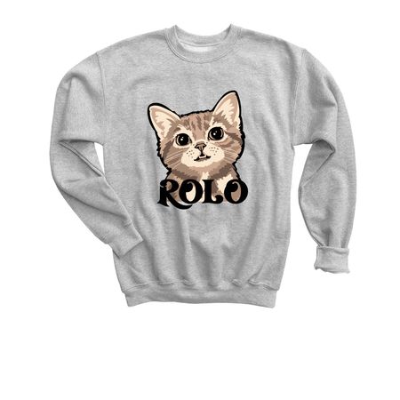 The Loving Rolo Campaign, a Sport Grey Youth Crewneck Sweatshirt