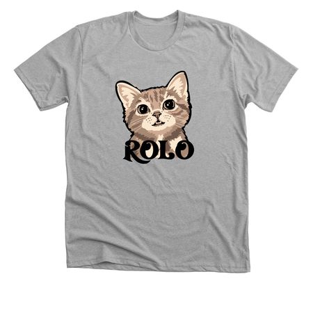 The Loving Rolo Campaign, a Athletic Heather Premium Unisex Tee