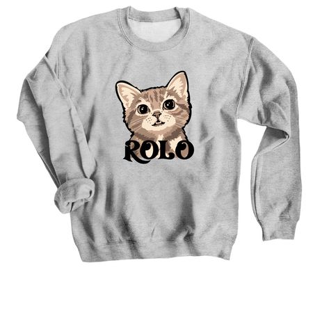 The Loving Rolo Campaign, a Sport Grey Crewneck Sweatshirt