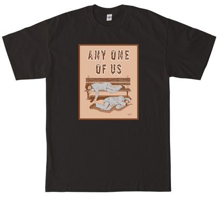 ANY ONE OF US, a Black Tall Classic Unisex Tee
