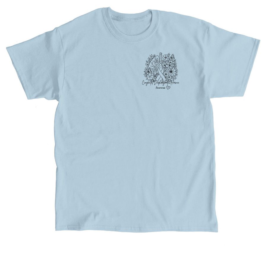 Aurora Princess Warrior - CDH Awareness, a Light Blue Classic Unisex Tee