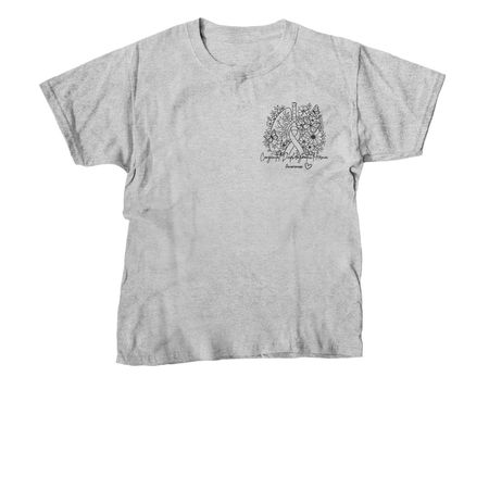 Aurora Princess Warrior - CDH Awareness, a Sport Grey Youth Unisex Tee