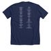 MYSO 2025-2026 Season Apparel, a Solid Navy Blend Premium Unisex Tee (back-view)