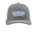 East Side Trucker Hat, a Heather Grey/ Light Grey Printed Snapback Trucker Cap