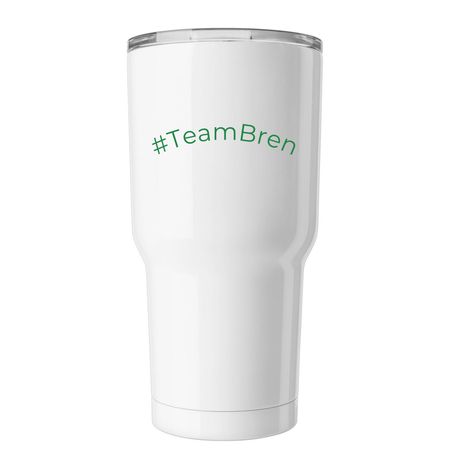 Water Bottle, a White Insulated Tumbler