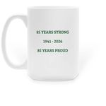 Flannery Reunion Cup 2026, a White Large Coffee Mug (back-view)