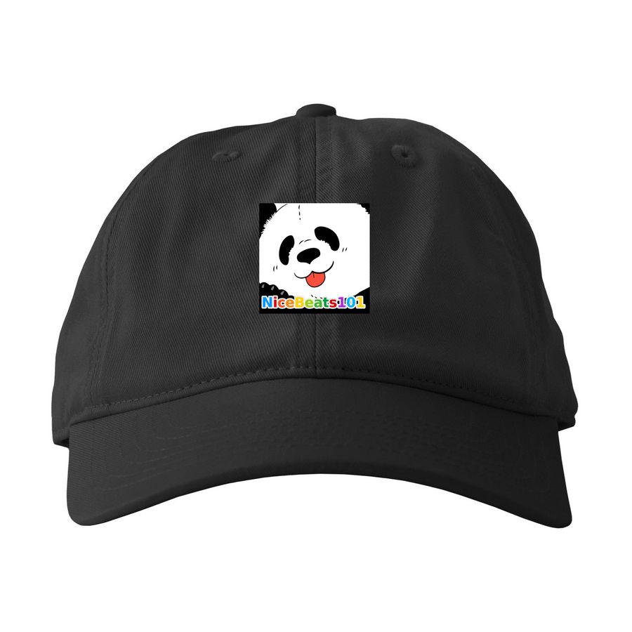NiceBeats101 Baseball Cap, a Black Printed Eco Baseball Cap
