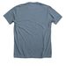 Sunshine Farm Cat Rescue, a Heather Slate Premium Unisex Tee (back-view)