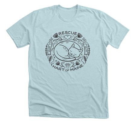 Rescue - Spring Launch, a Heather Ice Blue Premium Unisex Tee