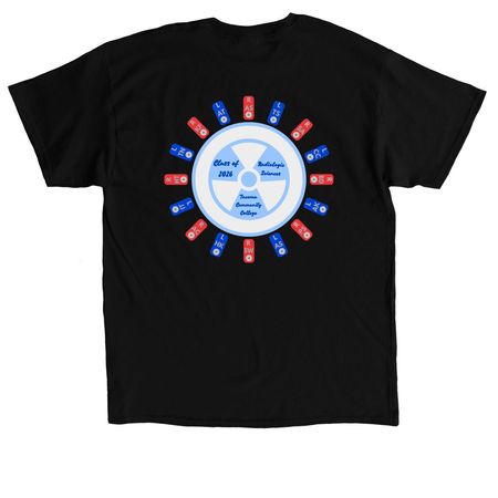CO 26 Graduates&nbsp;, a Black Classic Unisex Tee (back-view)
