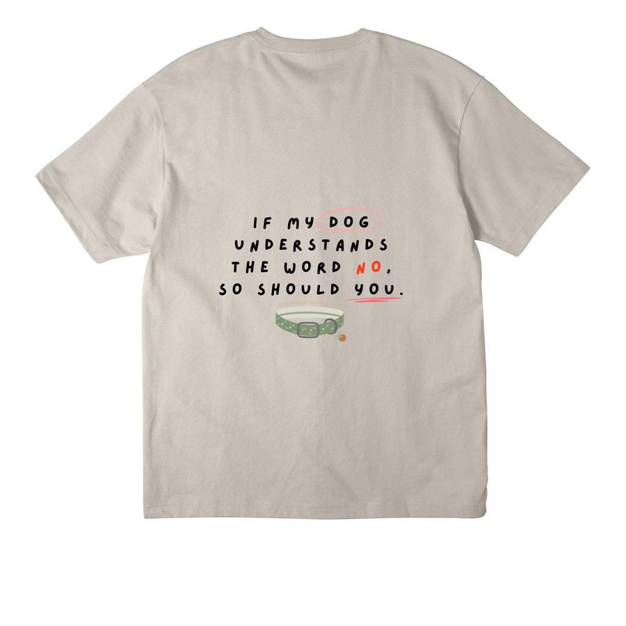 No Means No, a Dust Unisex Heavyweight Tee