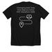 NYC MARATHON FUNDRAISER, a Solid Black Blend Premium Unisex Tee (back-view)