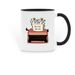 Write Your Own Story Mug, a Black Two-Tone Ceramic Mug