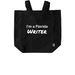 Tote - I'm a Florida Writer, a Black Recycled Cotton Tote Bag