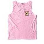 Tibbies Celebrate Labor Day, a Blossom Comfort Colors Tank Top (back-view)