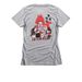 LifeWith18Cats GM Collection, a Dark Heather Grey Women's Slim Fit Tee (back-view)