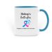 Bishop?s Butterflies: PAIL Awareness Mug, a Light Blue Two-Tone Ceramic Mug