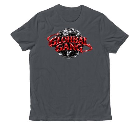 GLOHBAL GANG APPAREL, a Terrain Grey Allmade Organic Cotton Unisex Tee