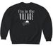 PEAK Village, a Black Softstyle Crewneck Sweatshirt (back-view)