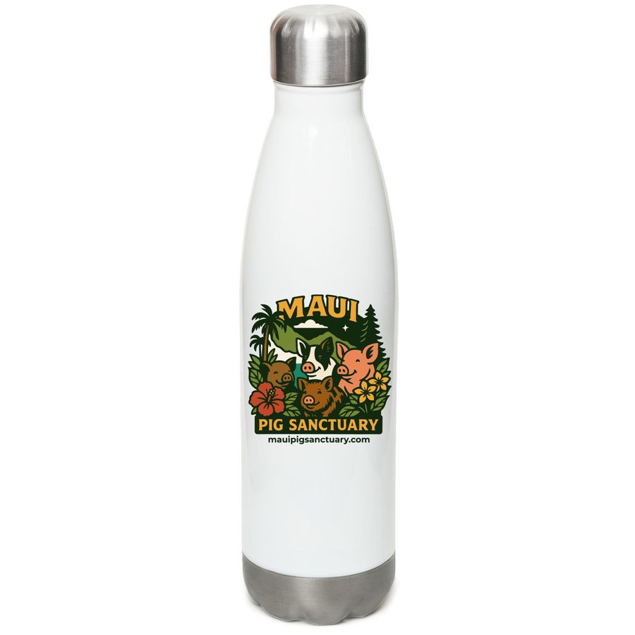 MPS Water Bottle, a White Stainless Steel Water Bottle