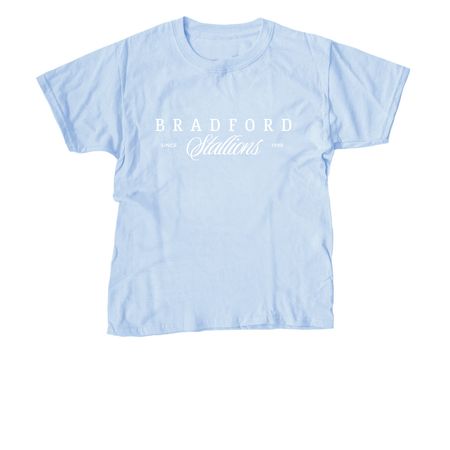 Classic Bradford Stallions, a Light Blue Youth Unisex Tee