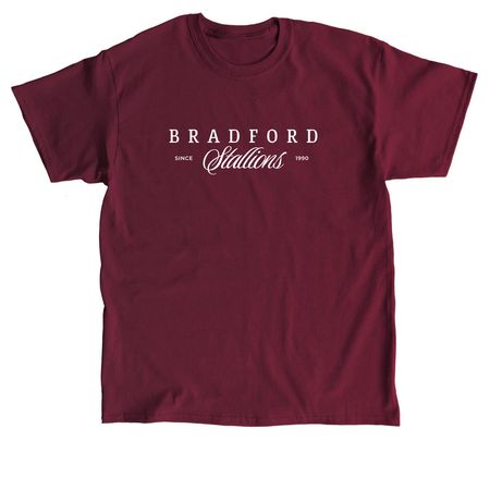 Classic Bradford Stallions, a Maroon Classic Unisex Tee