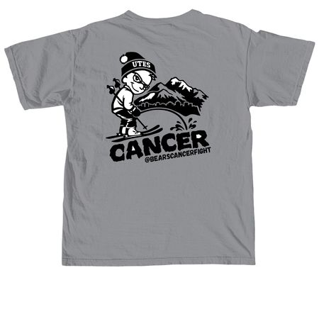 "CANCER CALVIN" T-Shirt, a Granite Comfort Colors Unisex Tee