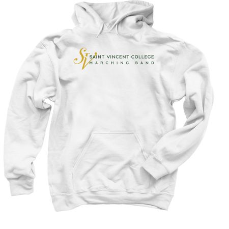 White Tees and Hoodies, a White Pullover Hoodie