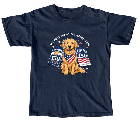 2026 Crested Butte July 4th Parade T-shirts, a True Navy Comfort Colors Unisex Tee