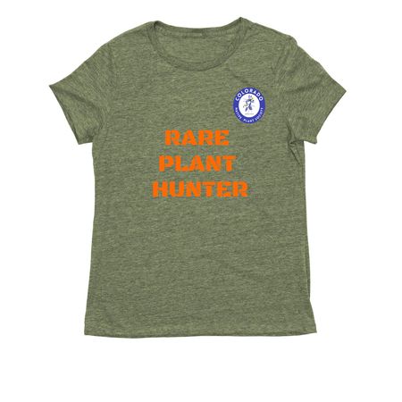 Rare plant hunter, a Olive You Green Allmade Eco Triblend Women?s Tee