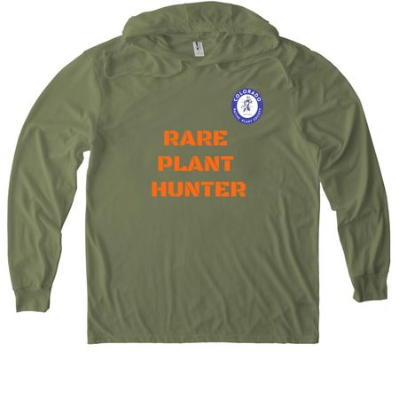 Rare plant hunter, a Olive You Green Allmade Eco Triblend Hoodie Tee