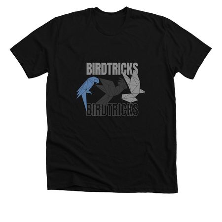 Dave Series - 3 Birds, a Solid Black Blend Premium Unisex Tee