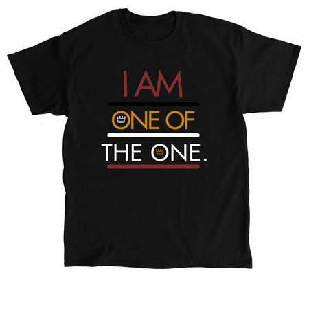 I Am one of The One, a Black Classic Unisex Tee