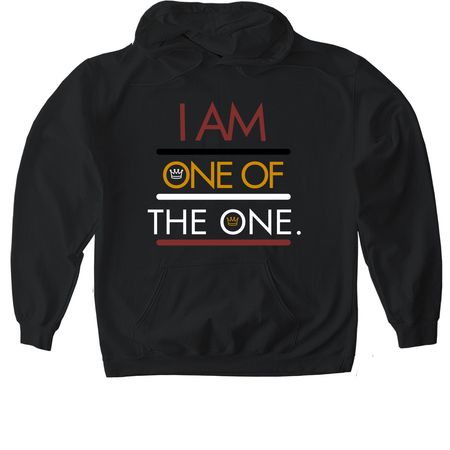 I Am one of The One, a Black Gildan Softstyle Pullover Hoodie