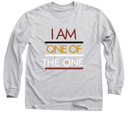 I Am one of The One, a Sport Grey Classic Long Sleeve Tee
