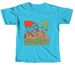 KING GHIDORA, a Lagoon Blue Comfort Colors Unisex Tee