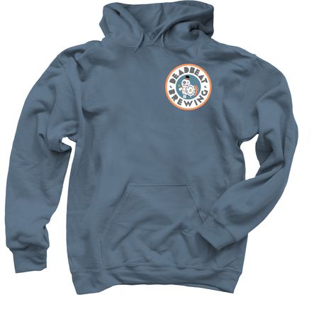 Deadbeat Brewing sweatshirt, a Indigo Pullover Hoodie
