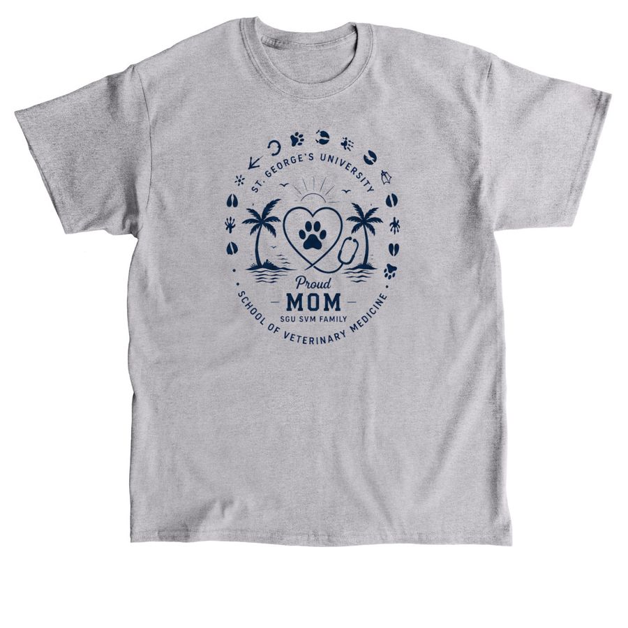 Training a Vet, Supported by Mom, a Sport Grey Classic Unisex Tee