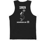 SIREN SECURITY - SIREN&nbsp;, a Black Premium Cotton Tank (back-view)